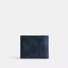 3-in-1-Geldbörse aus Maxi Signature Canvas