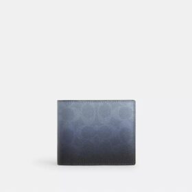 3-in-1-Geldbörse aus Ombre-Signature-Canvas