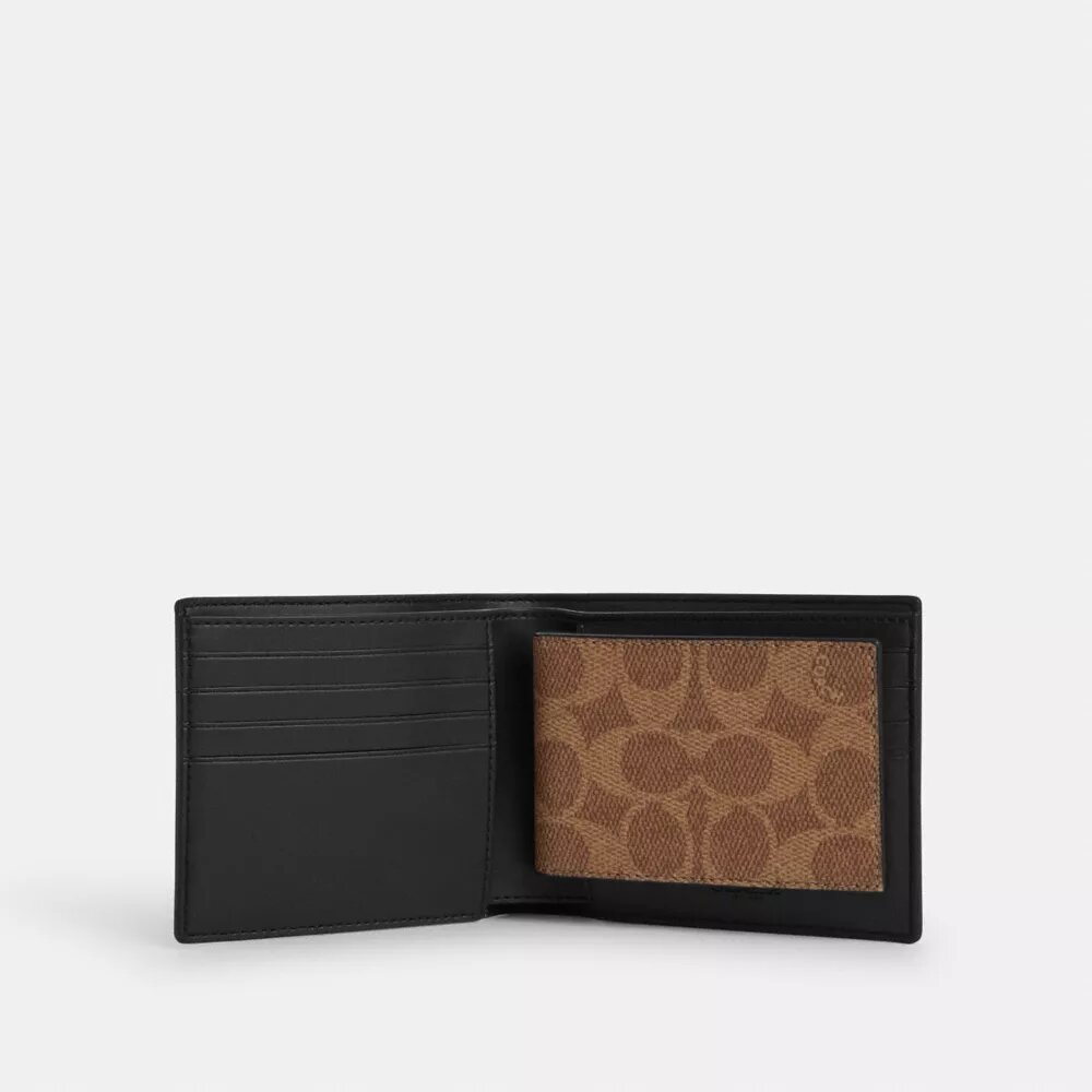3-in-1-Geldbörse aus Signature Canvas