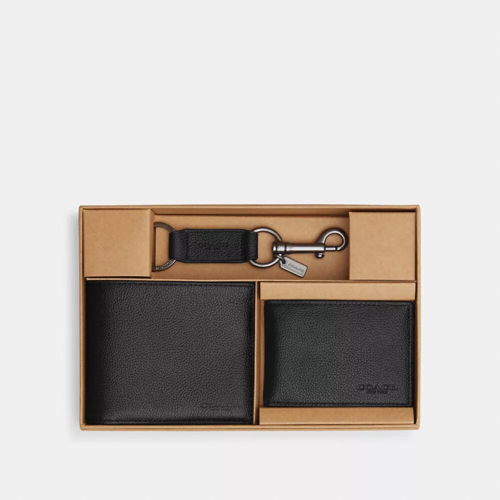 3-in-1-Geldbörsen-Geschenkset in einer Box