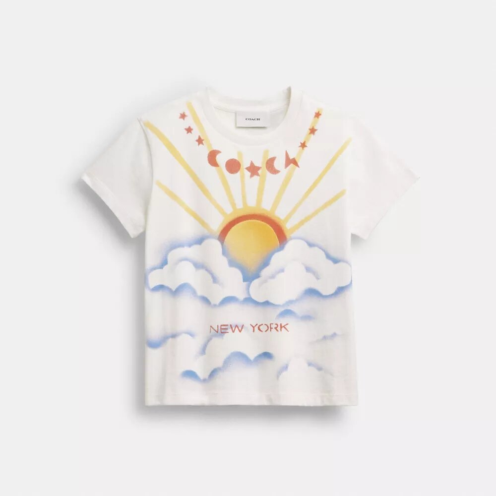 Airbrush 90’s Fit T-Shirt aus Bio-Baumwolle