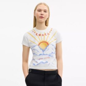 Airbrush 90’s Fit T-Shirt aus Bio-Baumwolle