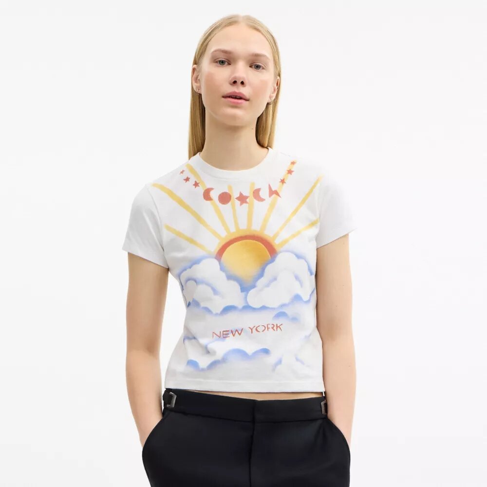 Airbrush 90’s Fit T-Shirt aus Bio-Baumwolle