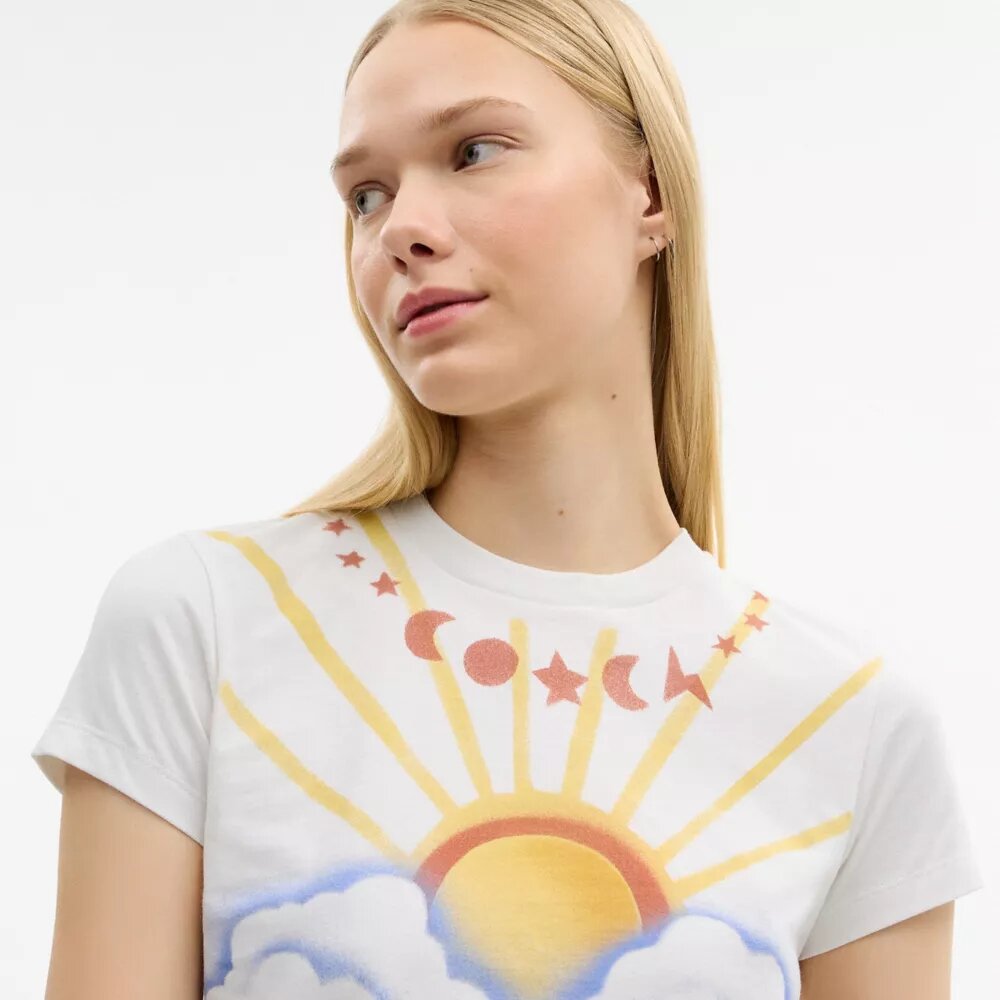 Airbrush 90’s Fit T-Shirt aus Bio-Baumwolle