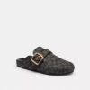 Archival-Clog mit Schnalle aus charakteristischem Jacquard