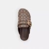 Archival-Clog mit Schnalle aus charakteristischem Jacquard