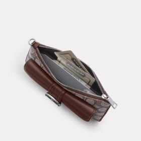 Ashton-Handgelenktasche aus charakteristischem Jacquard
