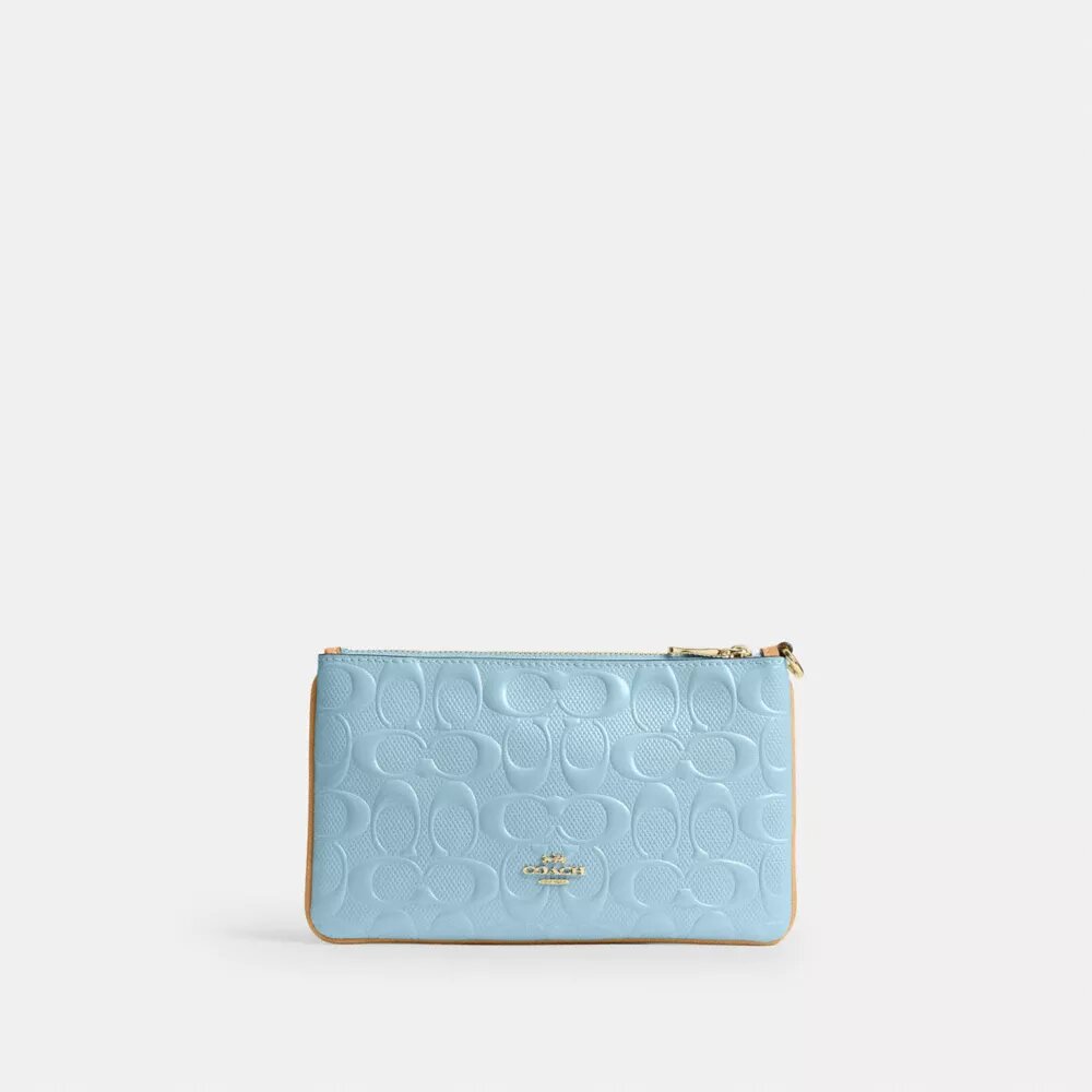 Ashton-Handgelenktasche aus Signature-Leder