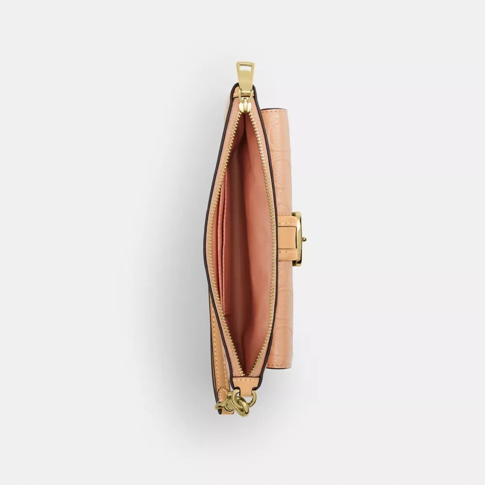 Ashton-Handgelenktasche aus Signature-Leder
