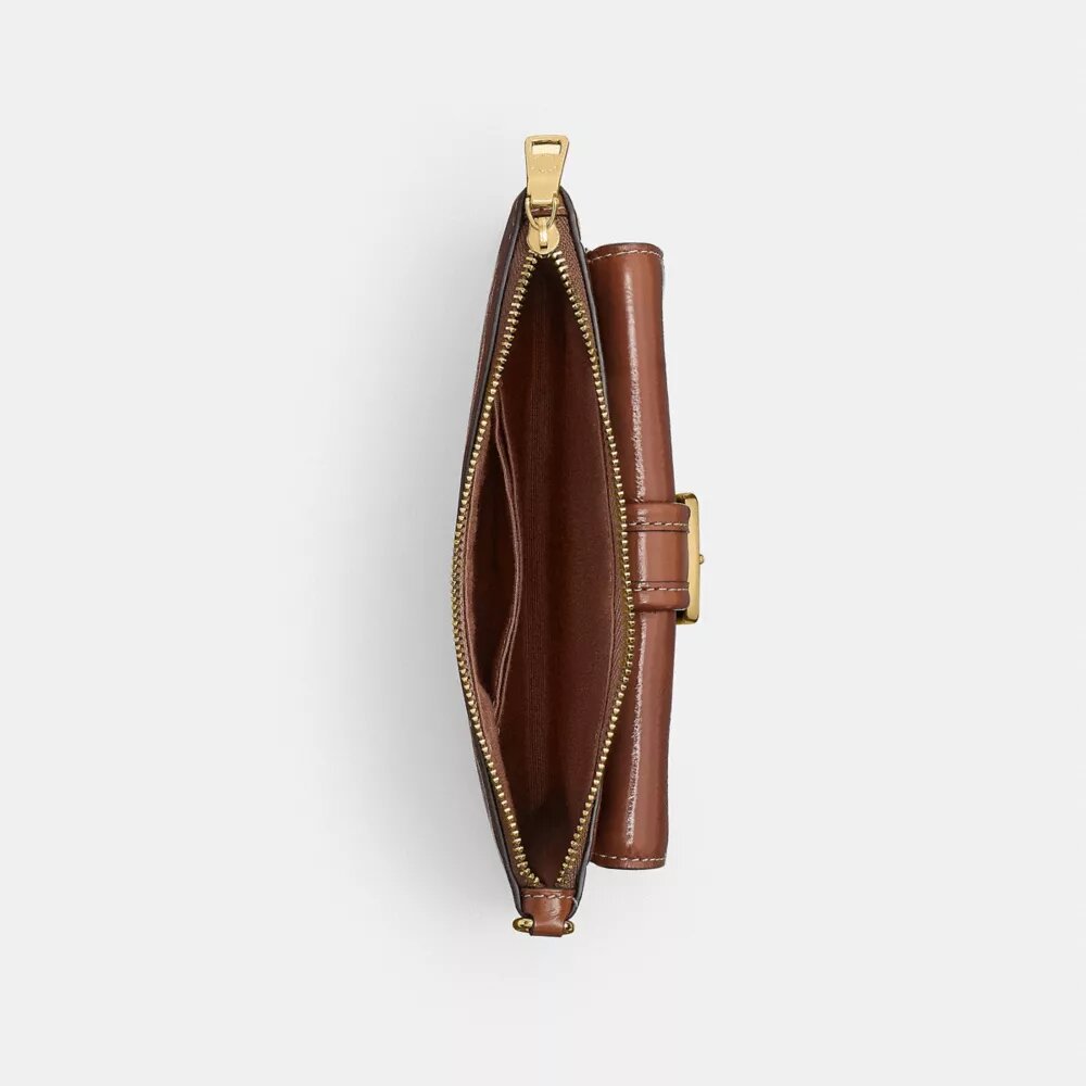 Ashton-Handgelenktasche mit gestreiftem Patchwork