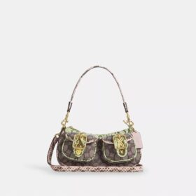 Ashton-Schultertasche aus charakteristischem Jacquard