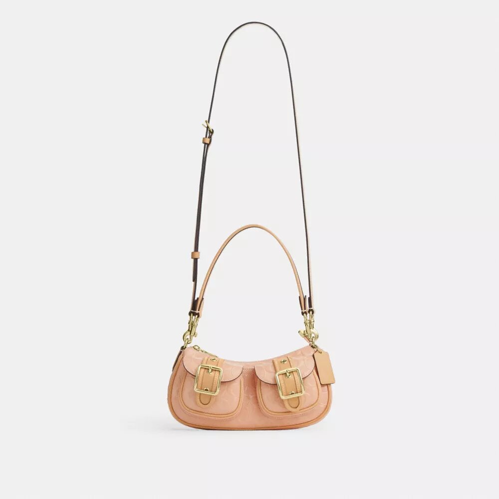 Ashton-Schultertasche aus Signature-Leder