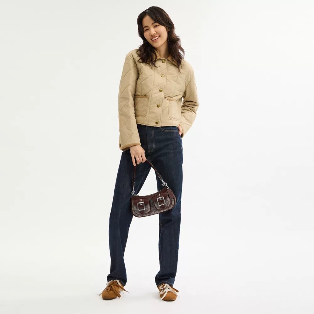 Ashton-Tasche aus charakteristischem Jacquard