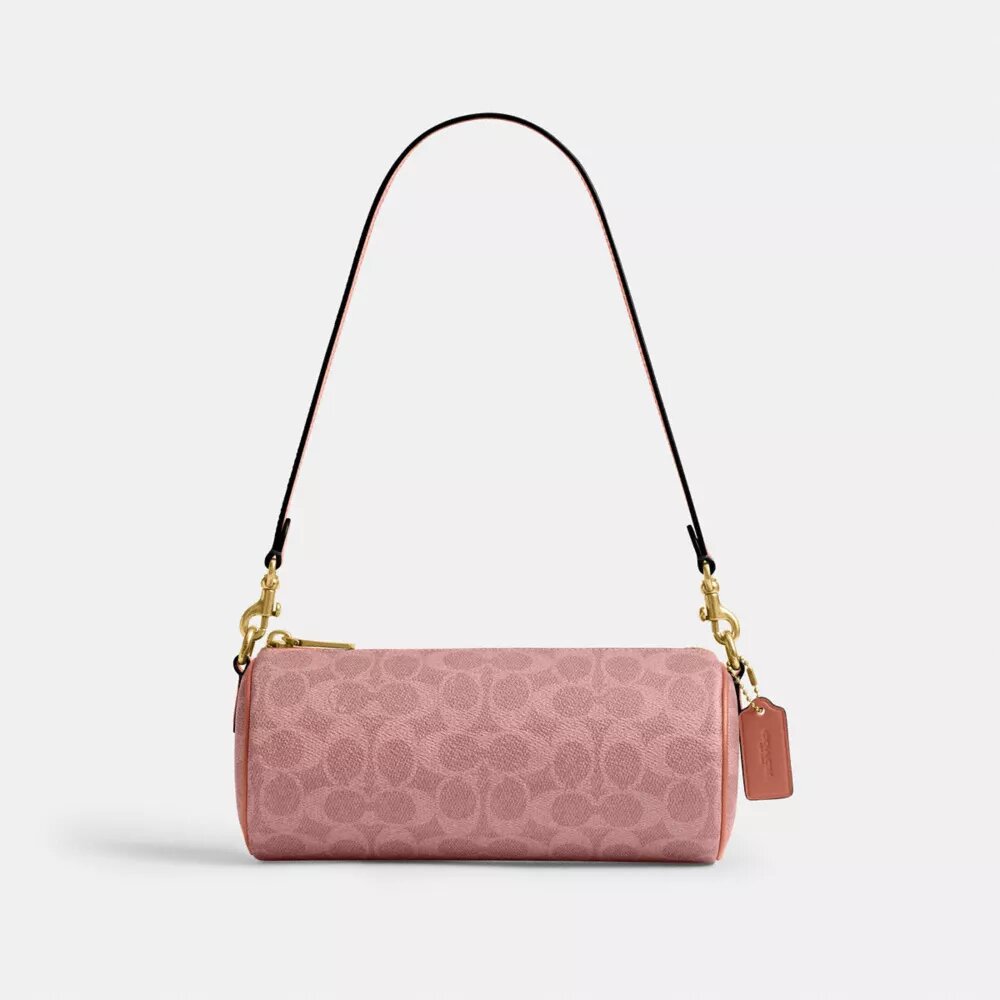 Barrel-Tasche aus Signature Canvas