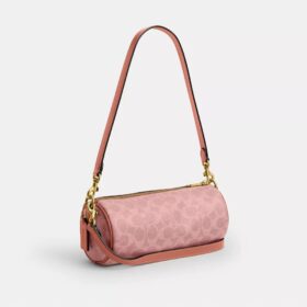 Barrel-Tasche aus Signature Canvas