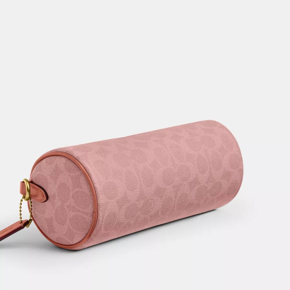 Barrel-Tasche aus Signature Canvas