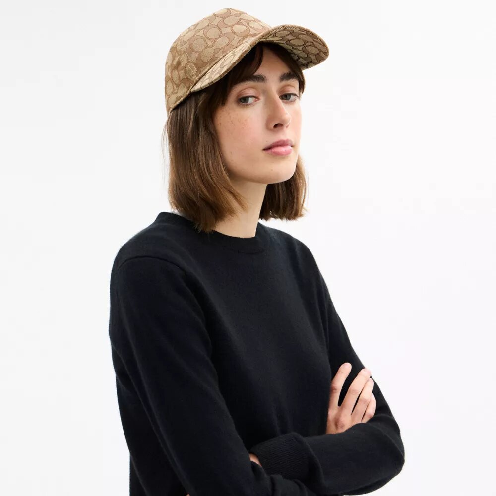Baseballkappe mit charakteristischem Jacquard-Muster