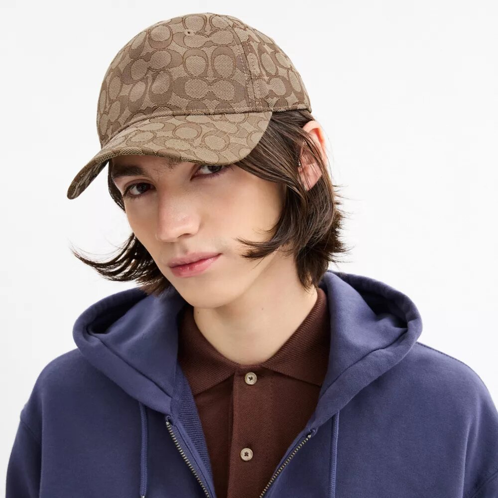 Baseballkappe mit charakteristischem Jacquard-Muster