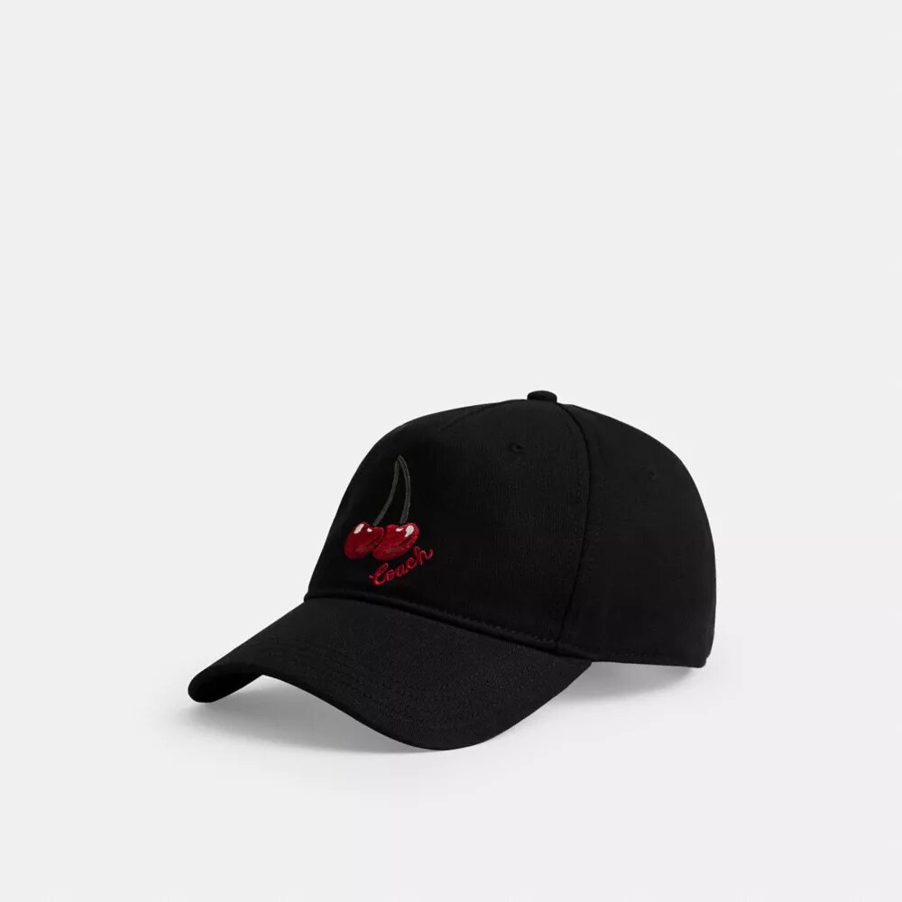 Baseballkappe mit gestickten Kirschen