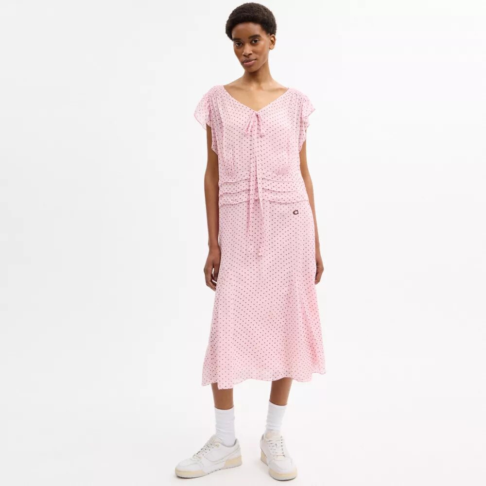 Bedrucktes Maxikleid