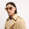 Übergroße Cat-Eye-Sonnenbrille