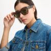 Übergroße Cat-Eye-Sonnenbrille
