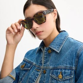 Übergroße Cat-Eye-Sonnenbrille
