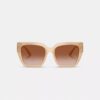 Übergroße Cat-Eye-Sonnenbrille