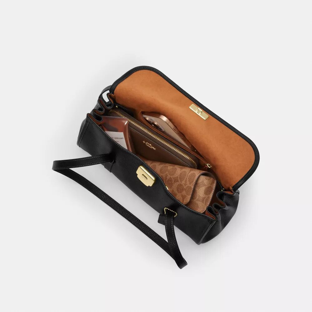 Bridget-Schultertasche mit Klappe