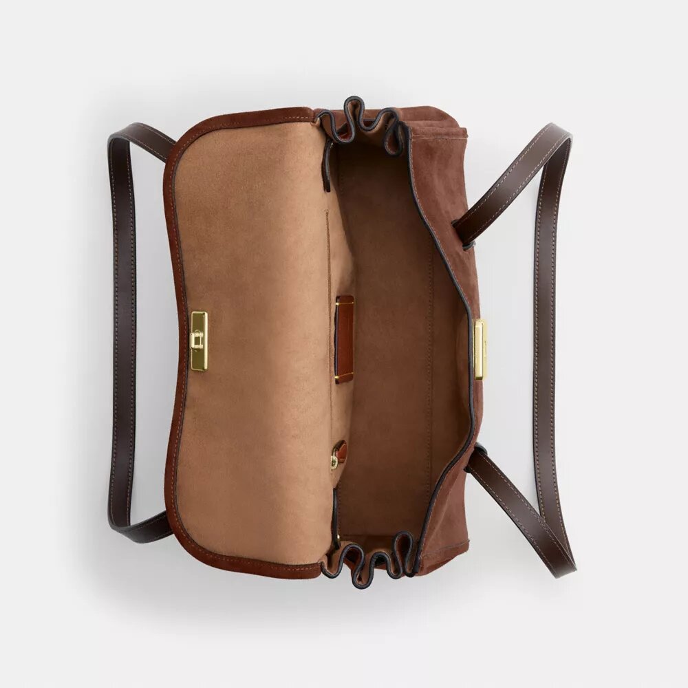 Bridget-Schultertasche mit Klappe