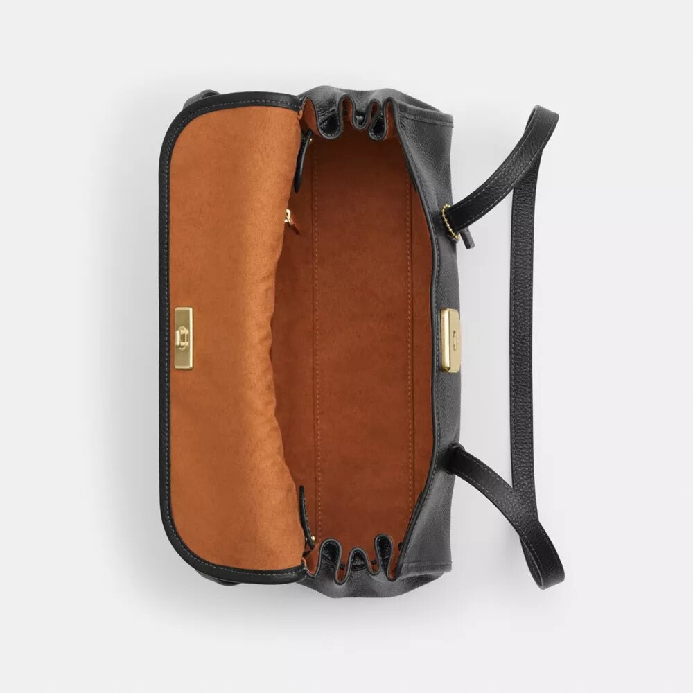Bridget-Schultertasche mit Klappe