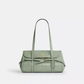 Bridget-Schultertasche mit Klappe und Schleifen