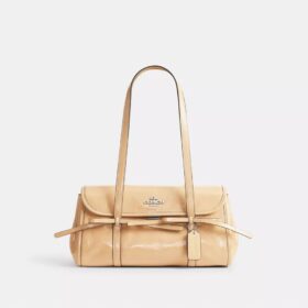 Bridget-Schultertasche mit Klappe und Schleifen