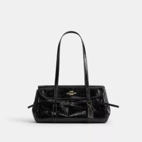 Bridget-Schultertasche mit Klappe und Schleifen
