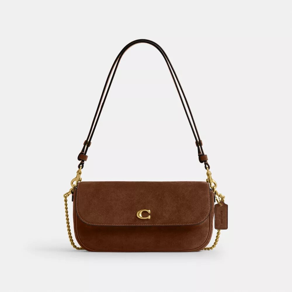 Brooke-Kettenhandtasche mit Klappe