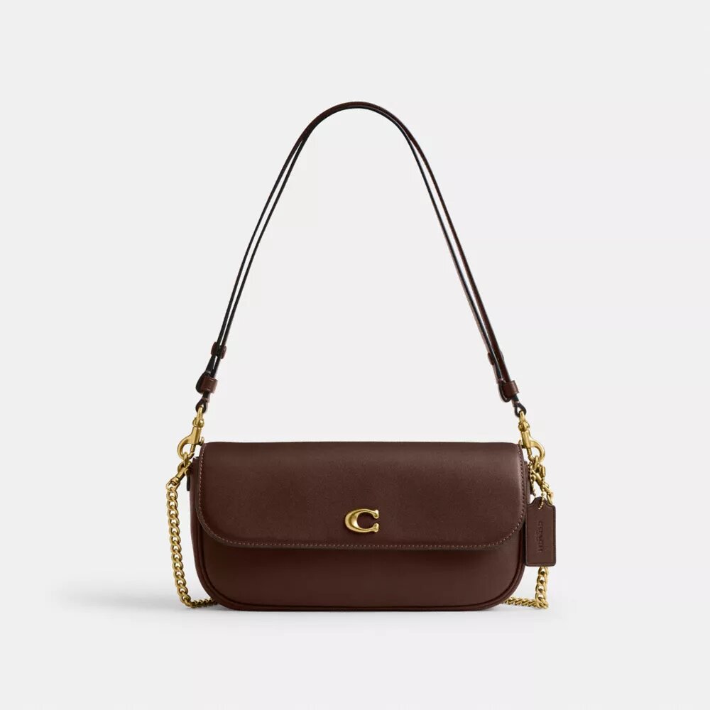 Brooke-Kettenhandtasche mit Klappe