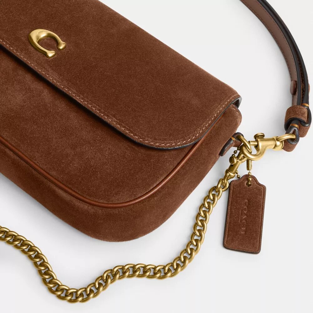 Brooke-Kettenhandtasche mit Klappe