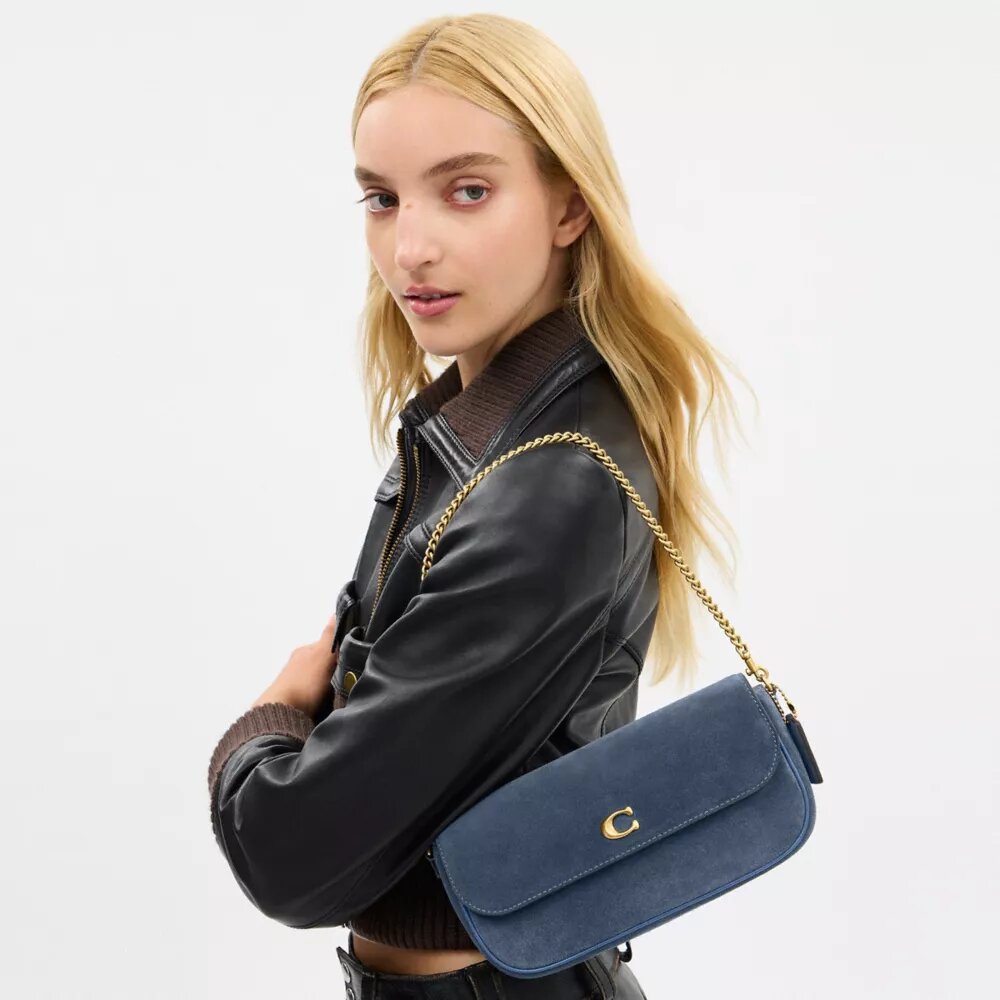Brooke-Kettenhandtasche mit Klappe