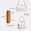 Brooke-Kettenhandtasche mit Klappe