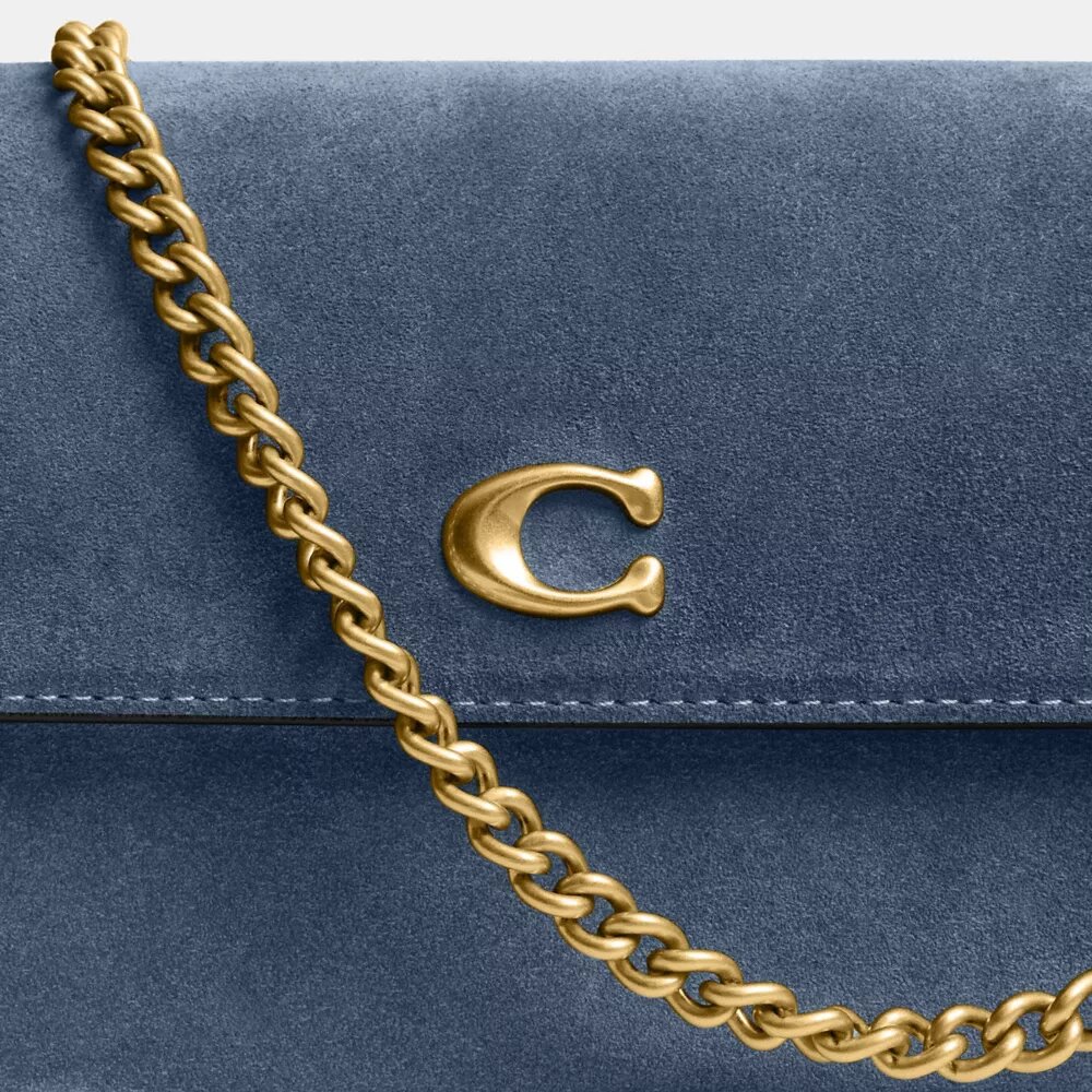 Brooke-Kettenhandtasche mit Klappe