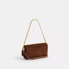 Brooke-Kettenhandtasche mit Klappe