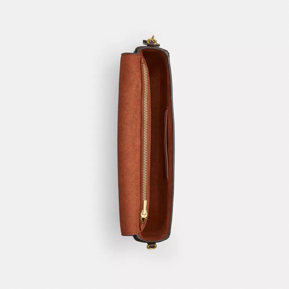 Brooke-Kettenhandtasche mit Klappe