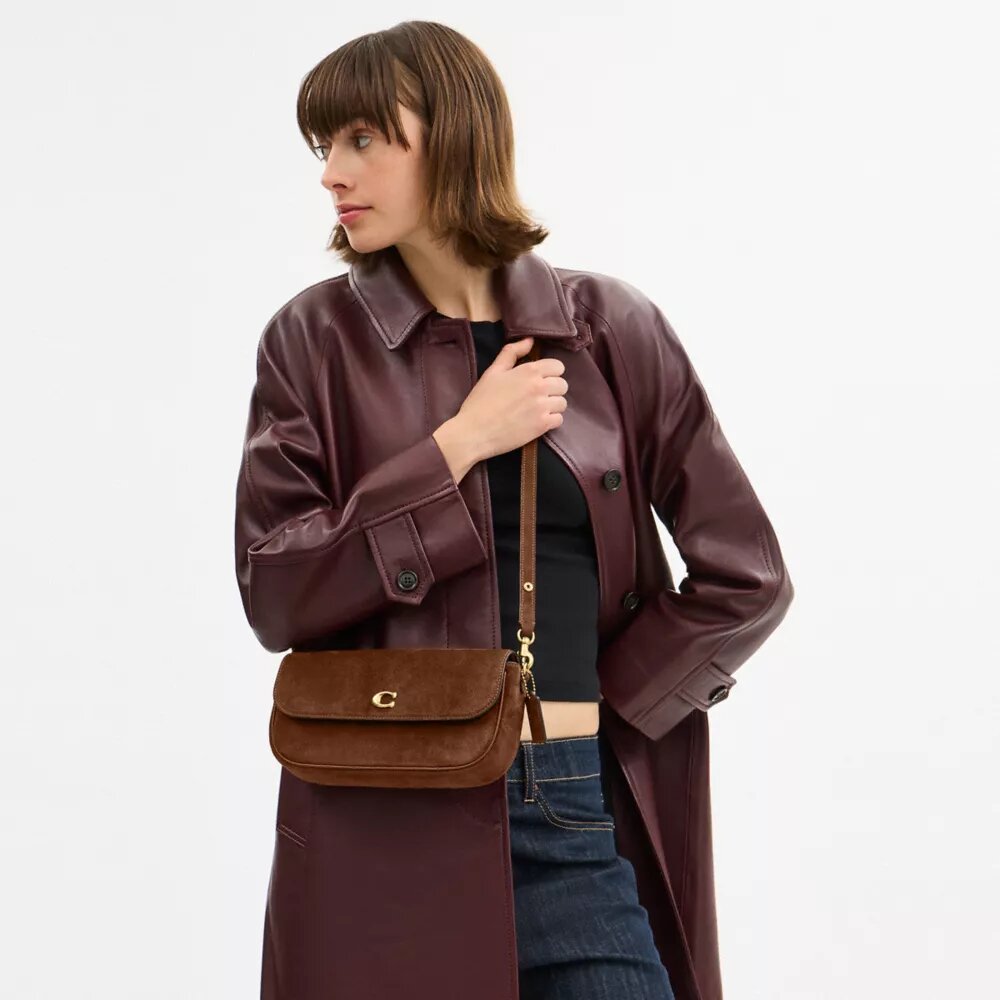 Brooke-Kettenhandtasche mit Klappe