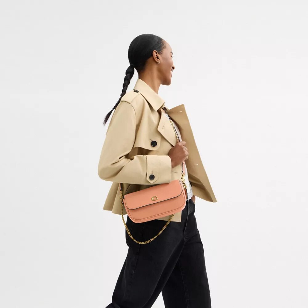 Brooke-Kettenhandtasche mit Klappe