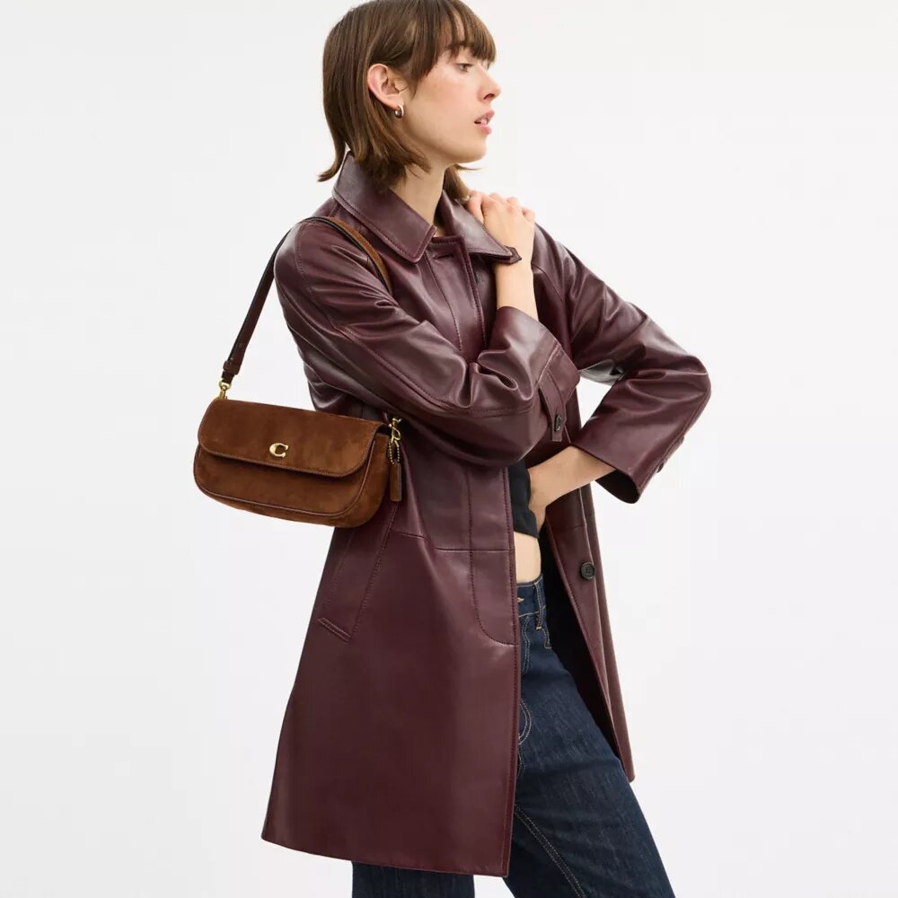 Brooke-Kettenhandtasche mit Klappe