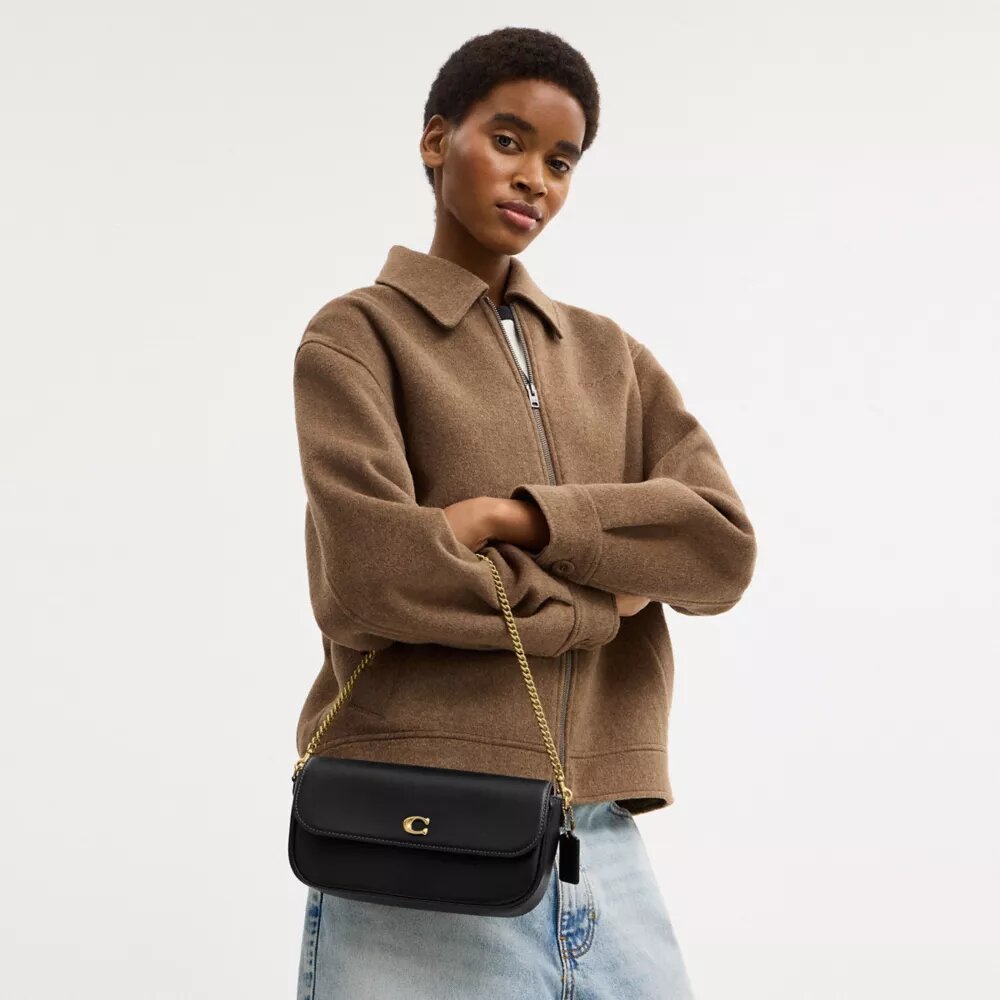 Brooke-Kettenhandtasche mit Klappe