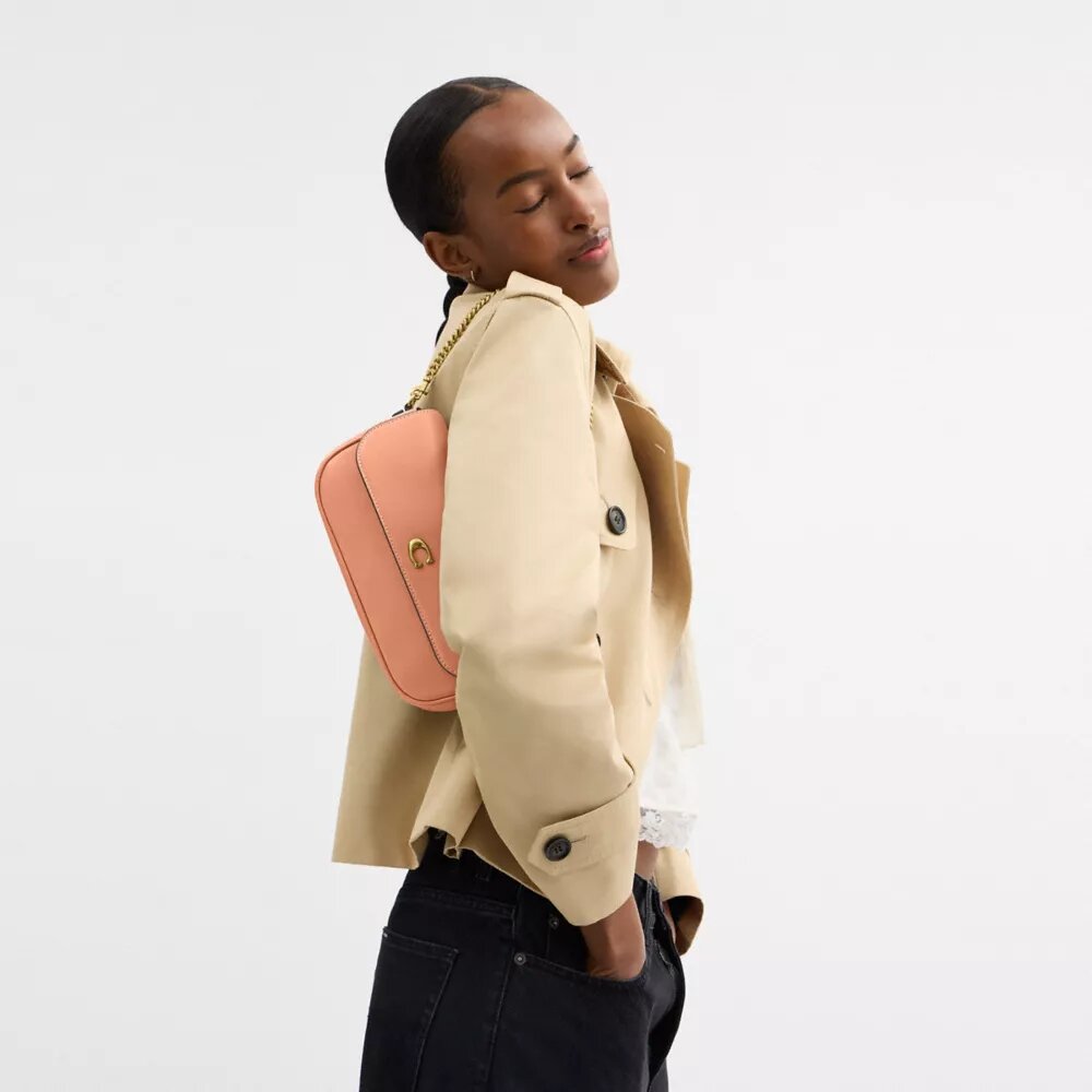 Brooke-Kettenhandtasche mit Klappe