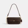 Brooke-Kettenhandtasche mit Klappe aus Signature Canvas