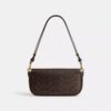 Brooke-Kettenhandtasche mit Klappe aus Signature Canvas