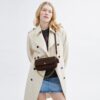 Brooke-Kettenhandtasche mit Klappe aus Signature Canvas